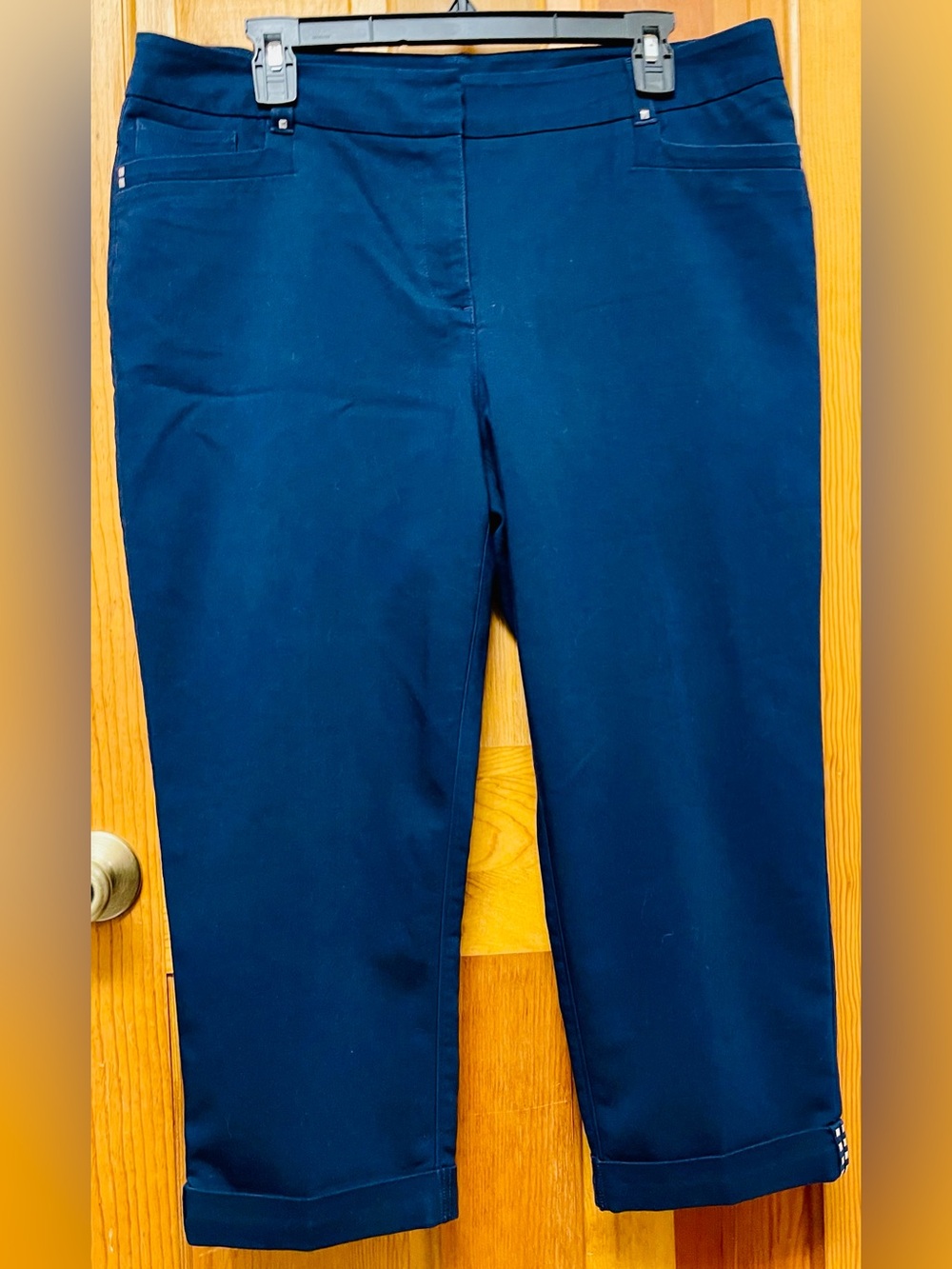 Women’s “Style & Co.” Navy Blue Capri Pants